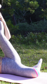 Relaxing Yoga Flow Wearing Leggings