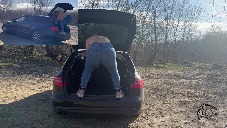 Your fantasy studio: Car Quake: Hüpfende schönheit in bewegung