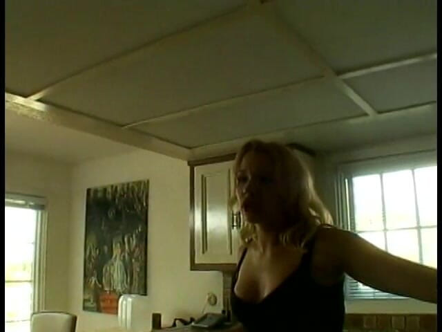 Big Ass Bitches: Big ass blonde riding cock on the staircase