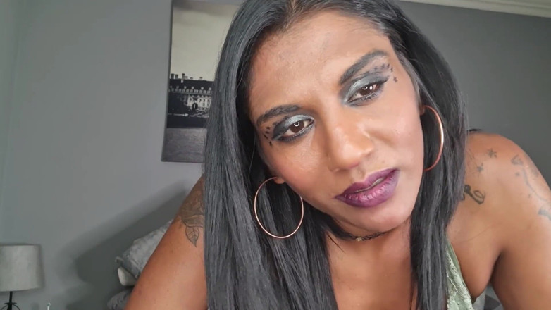 domslutfucker: Worthless Indian Slut Humiliates Herself, Dirty Talk Cum on Her...