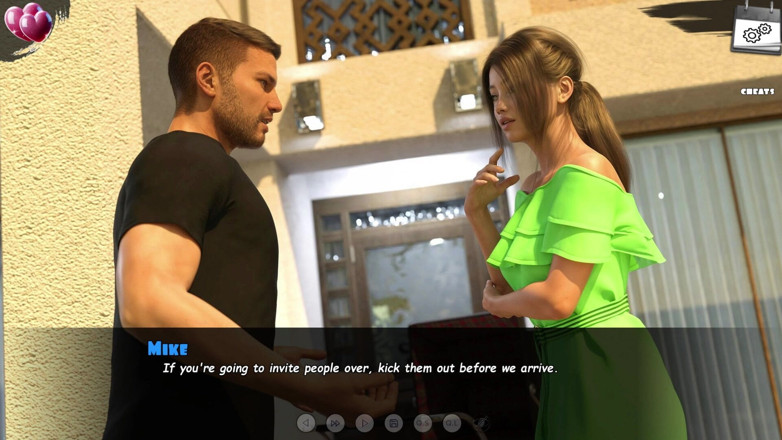 3D Cartoon Porn: Limitele de ardere 13 - Mike observă decolteul lui Erica în timpul ieșirii