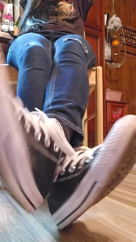 Get Down and Clean My Converse