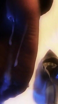 Nylonový footjob
