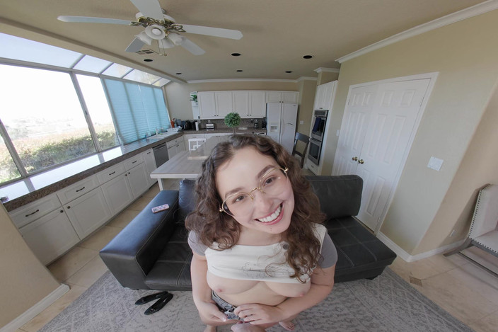 Lethal hardcore VR: Lethalhardcore VR Leana ist besessen vom massiven schwanz ihres stiefvaters