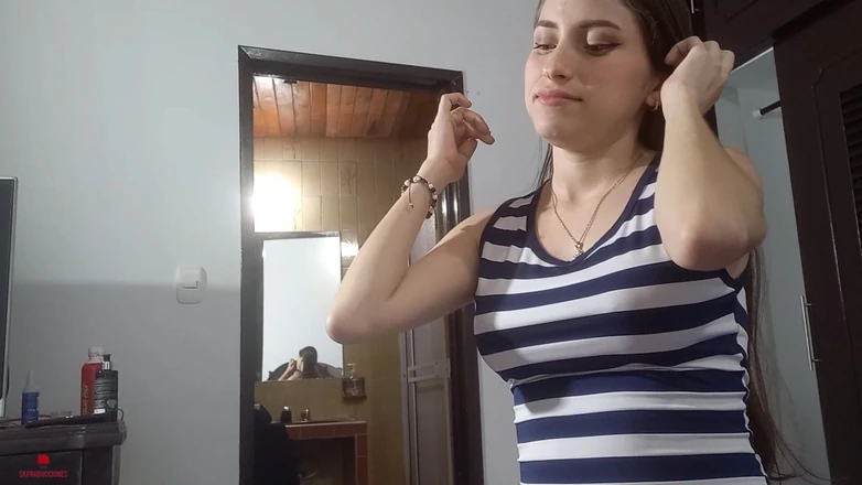 skpro_: My Stepsister with Her Innocent Face Asks Me to Let...