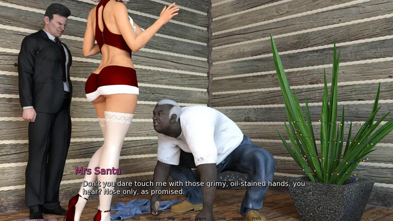 Dirty GamesXxX: Laura Boże Narodzenie 2025: Rogacz Święty Mikołaj obserwuje swoją zdradzającą żonę sprawy seksualne...