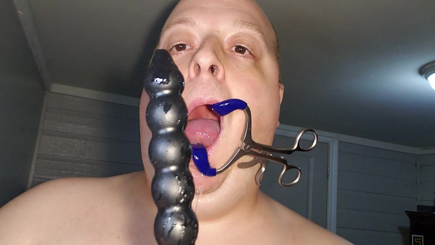 Mouth Spreader Deepthroat 3 Huge King Cock Dildo (Charlie_boy)