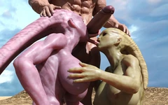 Apocalypse 55 chupando alienígenas quentes