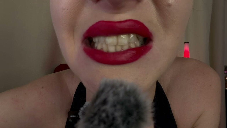 Skinny_lady69: Mouth Sounds, Wet Swallows &amp; Bubblegum Control Goddess Asmr / Chewing Fetish