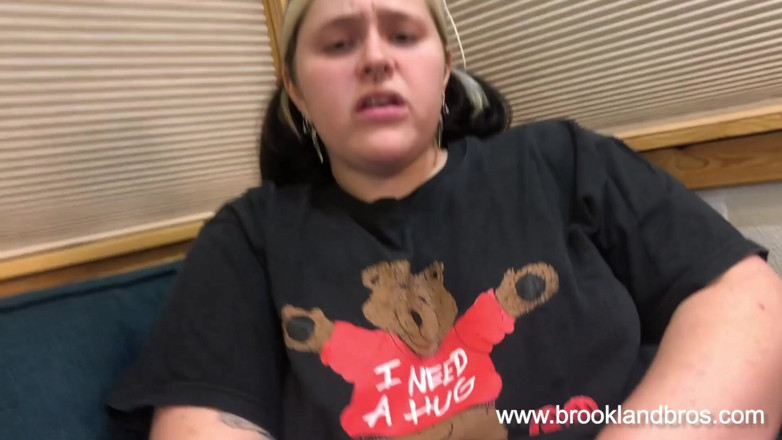 Brookland Brothers: Plus size teen Lilly talks girl on girl and plays...