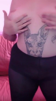 Topless in collant