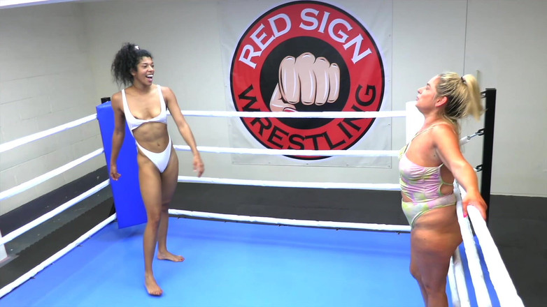 Red sign wrestling: Bonnie Blacked и Sabrina Jade