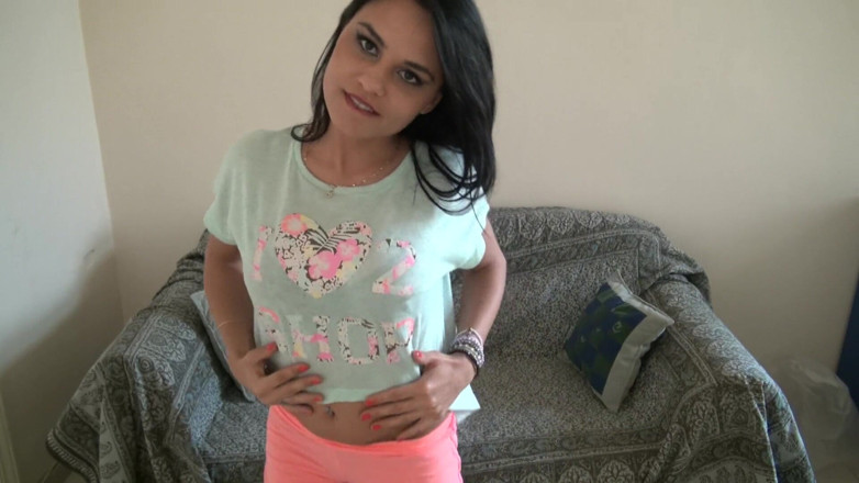 All Those Girlfriends: Aida Sweet fingering and rubbing her twat