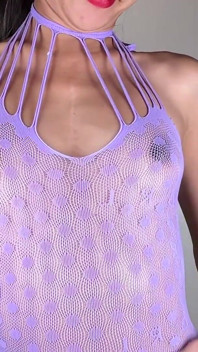 43 Min, 5 Sheer Outfits - Hardcore Nipple Tease & Play by Skinny Asian with Small Tits - Worship Her Big Asian Nipples