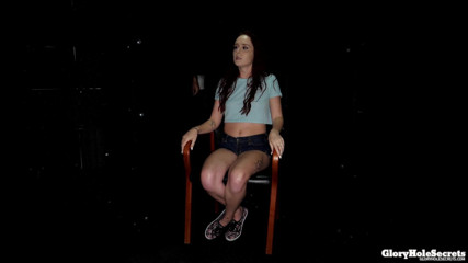 Glory Hole Secrets: 19 yrs old redhead alice first gloryhole