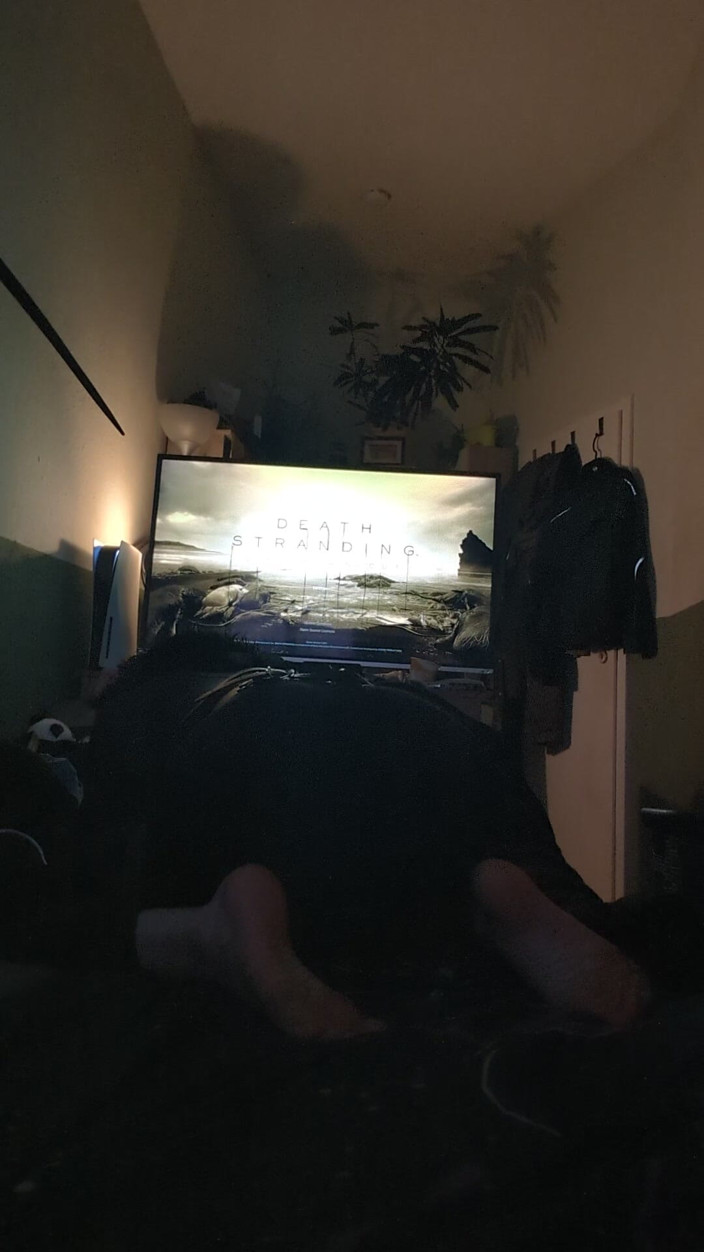 AJ_the_catgirl: Petuit Wiht Hood Weile vibrovaný selfbondage