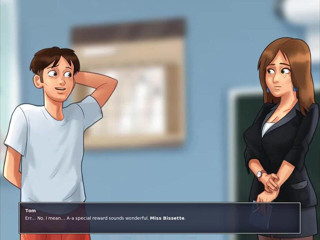 Dirty GamesXxX: Summertime Saga: 도서관에서 따먹히는 7화