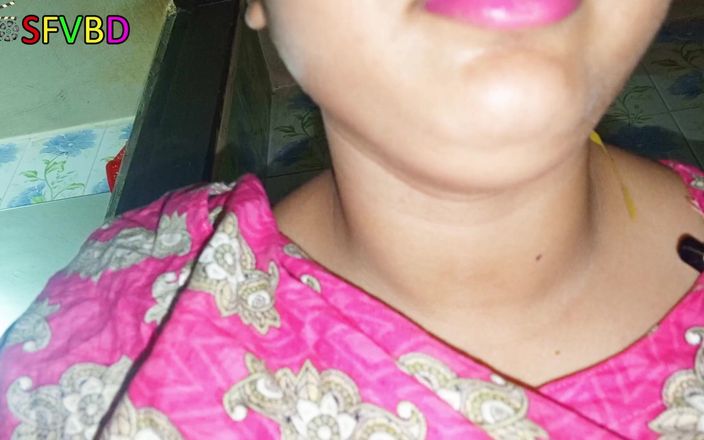 Dhaka studio: 德西孟加拉大胸部年长的继妹rubina在厨房被继兄弟性交