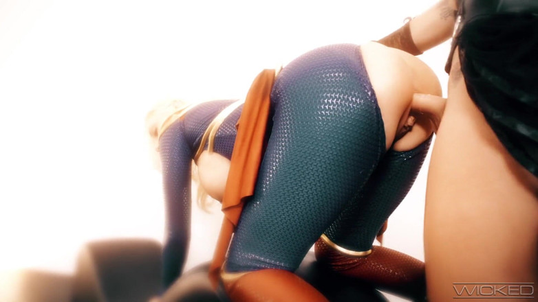 Wicked Pictures: Kapitan marvel zerżnięta przez najwyższą inteligencję Aubrey Kate - niegodziwa