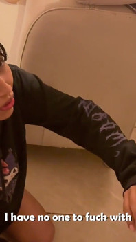 Her Stepbrother Catches Her Masturbating, so She Gets Down on Her Knees to Suck His Thick Cock so He Won't Tell Anyone.