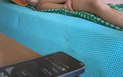 Shameless Sex While the Husband Can't Get Through on the Phone