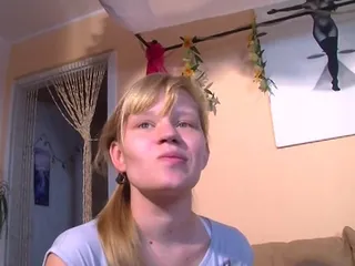 Stunning Blonde Babe Gets Fucked Deep by a Huge Cock