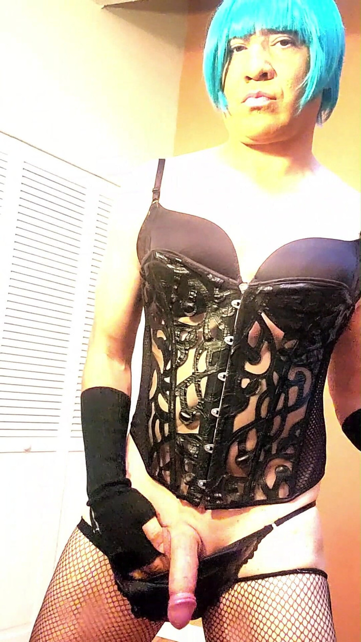 kandiKane: Sissy slampa Kandi sexig korsett Anal onani trance musikvideo