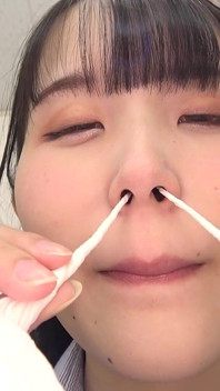 Première sur Internet - La morve exclusive de Miina Konno - fétichisme du nez