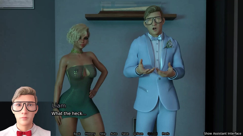 Studio-77: 배다른 여동생 애널 섹스 - 섹스봇 포르노 게임