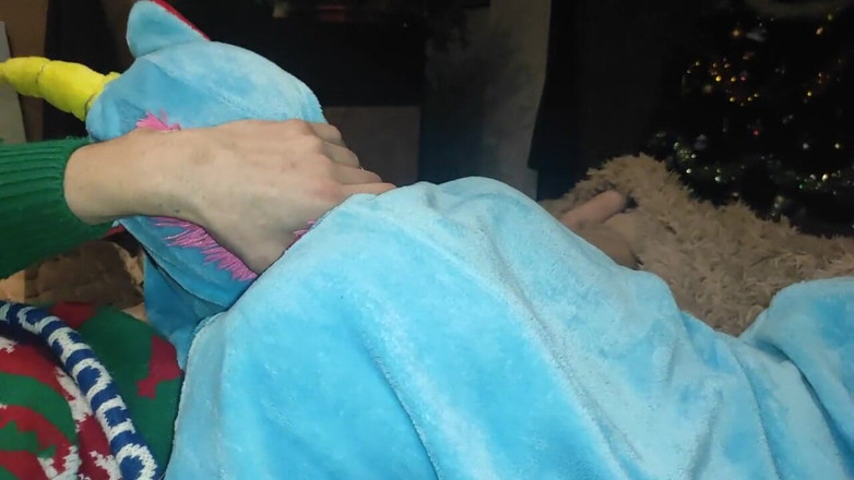 Taboo Room: Little Princess in Unicorn Pajamas Sucks Cock!