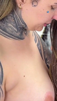 Full Video of the Naughty Gas Station Attendant and My Husband's Cuckold Fucked Her Too
