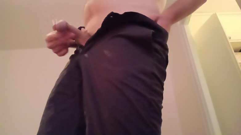 Ed Eden: Black Shorts Masturbation
