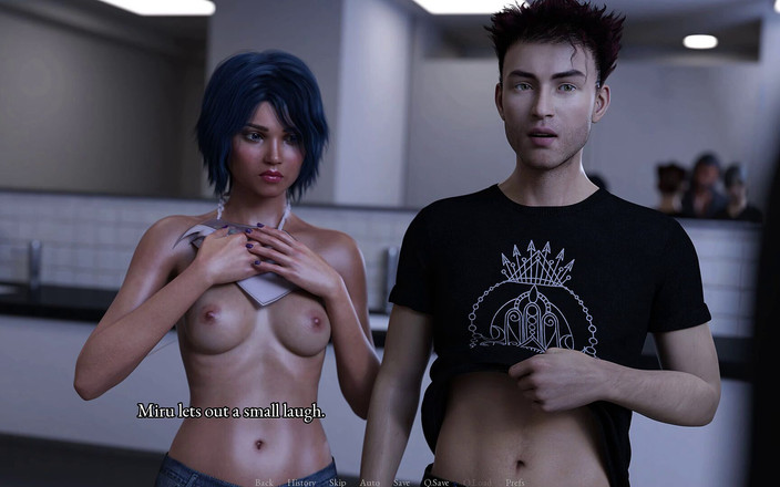 3D Cartoon Porn: すべてが始まった場所2 - ダーツゲームで負けた者が胸を見せる