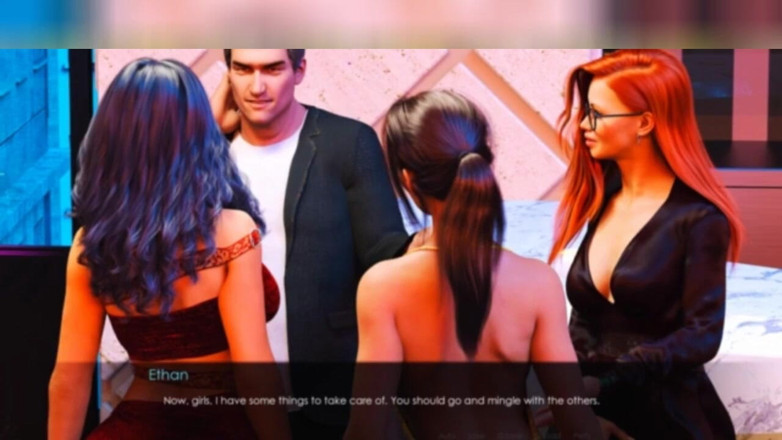 3DXXXTEEN2 Cartoon: Anna và Emily quay đầu tại bữa tiệc. Phim khiêu dâm 3d -...