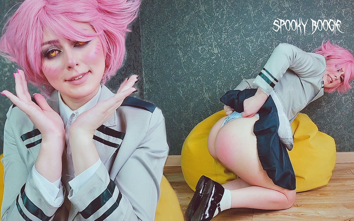 Spooky Boogie: Wedgie e sculacciate per Mina Ashido