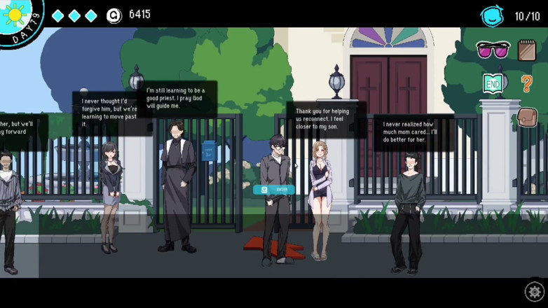 NSFWOtaku: Hentai Game - Church Hentai Sex Scenes 3 (rika the Lewd Nun Heroines) -...