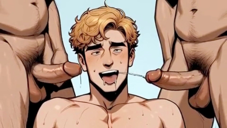 Trans-Men FTM Hentai: Ftm.my Friends and I Had Sex with My Blond Trans...