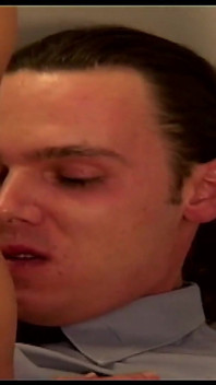 Hot babe sucks and fucks huge dick to be freed