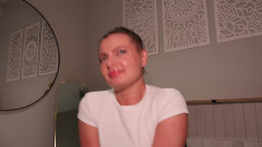 Laura Dee: Cute Girl in White Panties Can't Hold Her Pee Anymore...