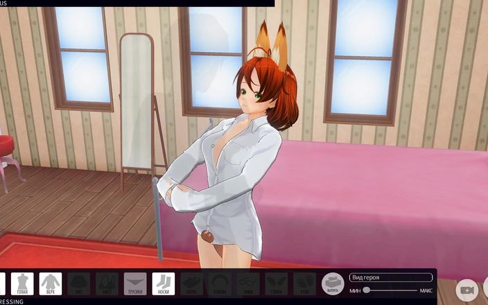 H3DC: 3D Hentai fodeu namorada ruiva depois de uma caminhada