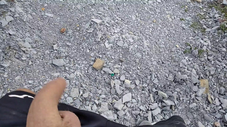 Elvissc: Route naar het strand, masturbeer dan de grote pik in...