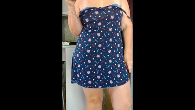 Priscila: Filmé a mi madrastra por la mañana con un vestido...