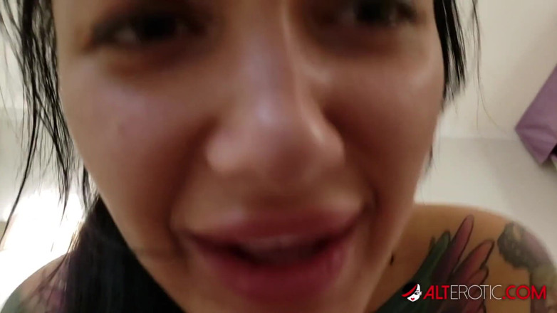 Alt Erotic: Adel Asanti homemade sex tape with Sascha