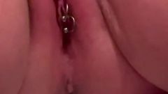 Cucumbers in My Pussy and Piss and Squirting Rubbing My Puss