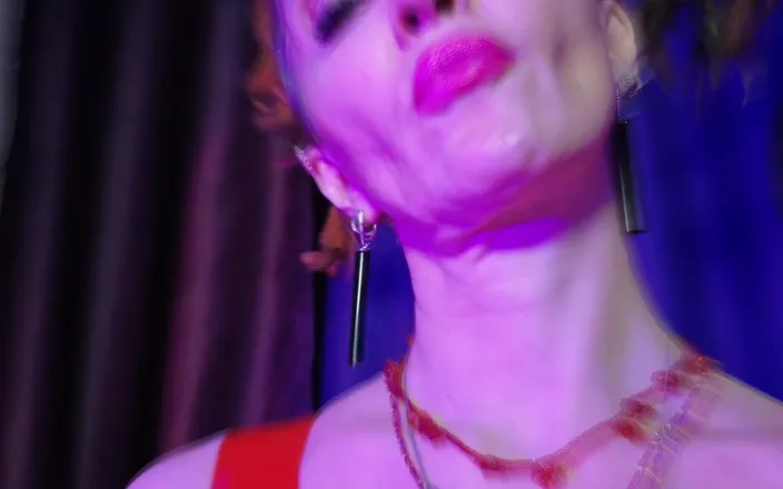 Eva Latexxx: Red Rubber Femdom Mistress Solo Fetish Dominatrix Eva Latex BDSM...