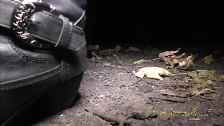 Mxtress Valleycat: Adorare de cizme în pădure