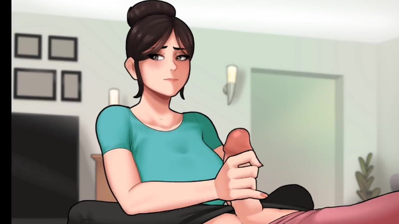 HotSummer117: 家务第2章 - 我的大奶继母给我打手枪