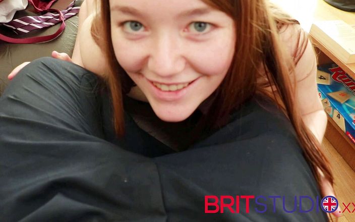 Brit Studio: You fuck the 18-year-old babysitter up the ass
