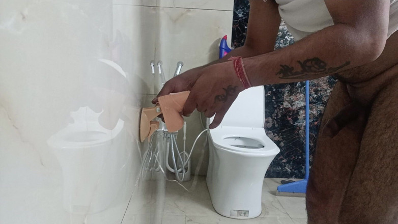 Rajasthani-old-lover: Indický desi muž si užívá mistrovskou show se sousedem nevlastním...