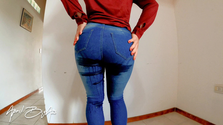 April BigAss: Pee and Piss in My Body and Pants